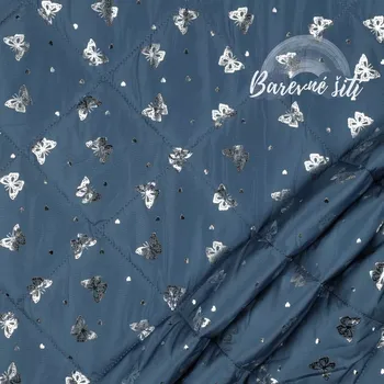 Prošev Motýlci Modrá (E) (Módní vatelínové proševy)