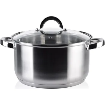 Hrnec Nerezový kuchyňský hrnec Stredden 5,5 L stříbrný