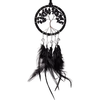 Lapač snů Milujeme Kameny Jaspis černý - Strom života - Lapač snů 533406