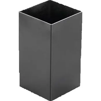 Muro Černý koupelnový kelímek na kartáčky a pastu Liveno