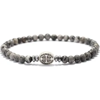 Šperk Stylový motorkářský náramek s amuletem | pánský náramek, stylový šperk - Mapa