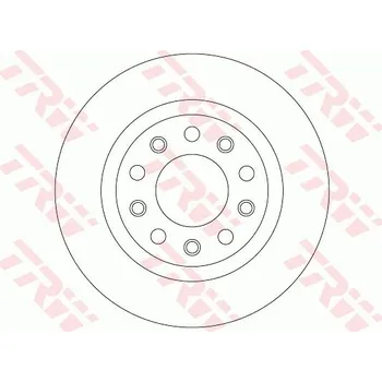 Brzdový kotouč Brzdový kotouč LUCAS DF8070