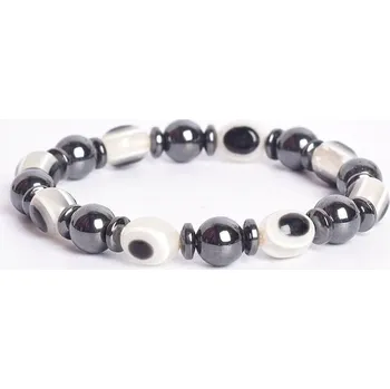 Náramek Magnetický boho náramek s hematitem | náramek, šperk - 8