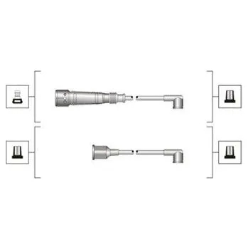 Zapalovací kabel Sada kabelů pro zapalování MAGNETI 941319170017