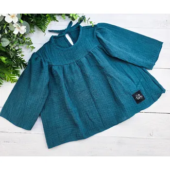 Dívčí mikina Kulišárny Mušelínová halenka SMARAGD VELIKOST: 98-104