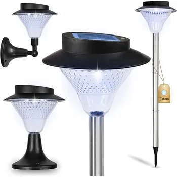 Venkovní osvětlení Solární lampa 39 LED velká lucerna nástěnná P-539