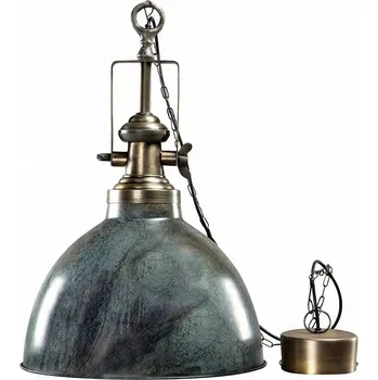 ZÁVĚSNÉ STROPNÍ SVÍTIDLO NAD STŮL LOFT KOVOVÉ IMITACE MARMURU VELKÉ 60cm