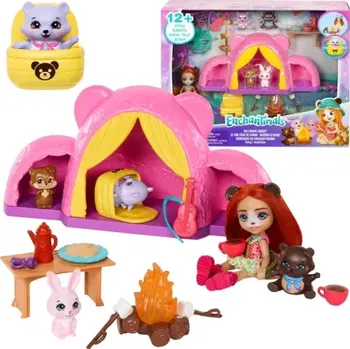 Mattel Enchantimals set na kempování - panenka Medvídě