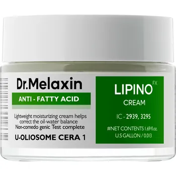 Pleťový krém Dr.Melaxin - Lipino Cream - Lehký hydratační krém na aknózní pleť - 50 ml
