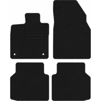 autokoberec Koberce Edecor velurové 4 ks