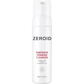 Pleťový krém ZEROID - Pimprove Foaming Cleanser - Čistící pěna na obličej s kyselinou salicylovou - 200 ml