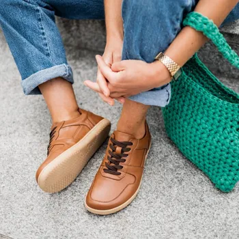 Pánské tenisky Pánské tenisky ANGLES DIONYSUS Cognac | Barefoot tenisky - 41