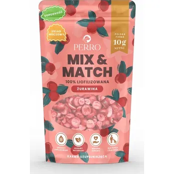 Vrták Lyofilizované pamlsky Brusinky 10g Perro MIX & MATCH