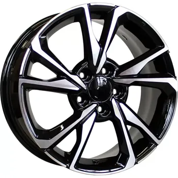 Alu kolo Alu kola Racing Line A5563, 18x8 5x114.3 ET50, černá + leštění vhodné pro Honda Accord (od 2018), Honda Civic 11 (od 2023)