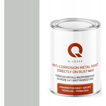 barva na kov BARVA NA KOV PROTI REZI A POZINKOVANÉMU POZINK 4v1 SVĚTLE ŠEDÁ RAL 7035 SATÉNOVÁ 1L