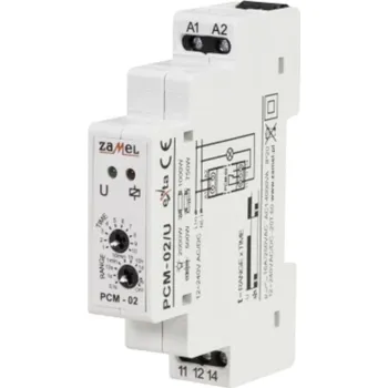 Relé Časové relé PCM-02/U 12-240V AC/DC ZAMEL