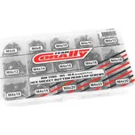 Imbus šrouby s půlkulatou hlavou - sada/box - M4 - ocelové černé, 265 ks.