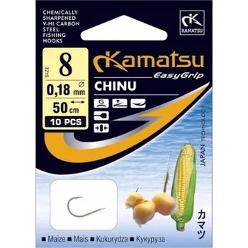 Rybářský háček Háčky na vodu, plovoucí háčky, s návazcem, s protihrotem Kamatsu Chinu 10 ks