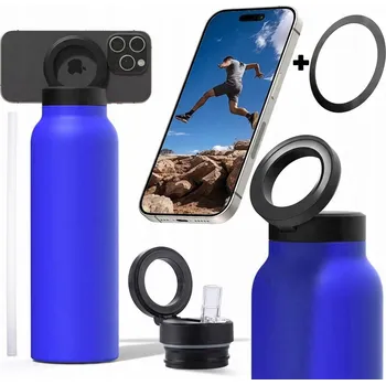 Držák telefonu s MagSafe + LÁHEV 750ml, magický stativ a lahev na pití v jednom