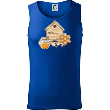 Pánské termoprádlo Včelí úly - Tílko pánské Core - S ( Královská modrá )