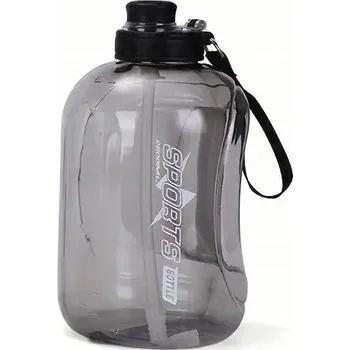 Láhev VELKÁ LÁHEV NA VODU 2800 ML LAHEV NA PITÍ S MOTIVAČNÍM BRČKEM A MĚŘÍTKEM S ÚCHYTEM