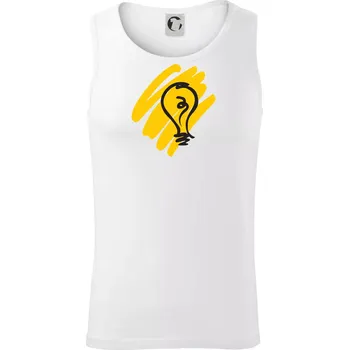 Žárovka splash - Tílko pánské Core - XL ( Bílá )