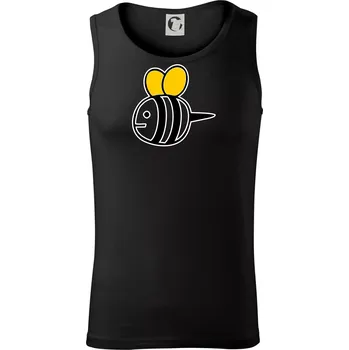 Pánské termoprádlo Včelka kreslená - Tílko pánské Core - S ( Černá )