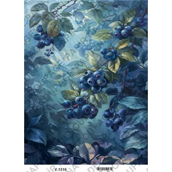 Umělecký papír Rýžový a soft papír na decoupage - Obraz příroda - KB01516 Materiál: Soft, Rozměr: A4