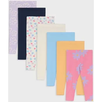 Dívčí spodní prádlo Sinsay - Sada 7&nbsp;legín - krémová - 7527Z-01X - 7527Z-01X-80