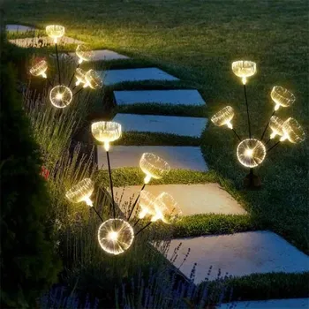 Venkovní osvětlení Solární zahradní lampa medúza LED 87 cm