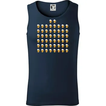 Narozeniny - 50x pivo - Tílko pánské Core - S ( Námořní modrá (téměř černá) )
