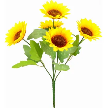 umělá květina Umělá kytice slunečnic, 30 cm
