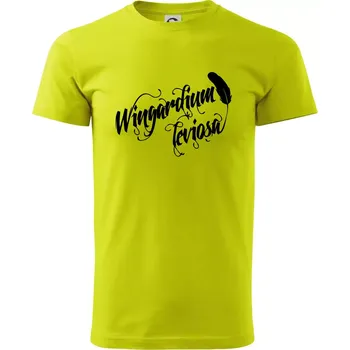 Pánské tričko Harry - Wingardium Leviosa - Klasické pánské triko vyšší gramáže - XS ( Limetková )