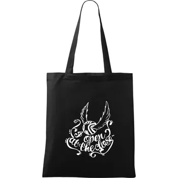 Harry - Zlatonka - Taška bavlněná - 42 x 38 cm ( Černá )