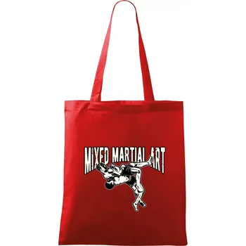 MMA v boji - Taška bavlněná - 42 x 38 cm ( Červená )