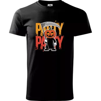 Pánské tričko Halloween party - Triko extra velké (5-8XL) - 8XL ( Černá )
