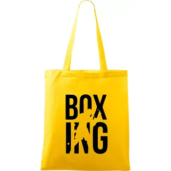 Nápis Boxing - Taška bavlněná - 42 x 38 cm ( Žlutá )