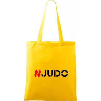 Judo Hashtag - Taška bavlněná - 42 x 38 cm ( Žlutá )