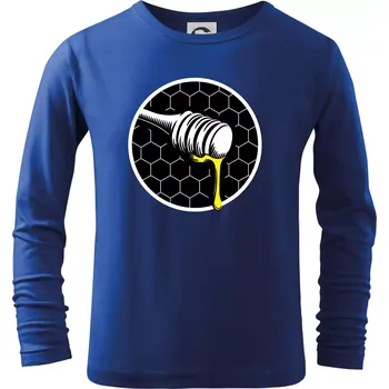 Chlapecké tričko Včelařův med - Triko dětské Long Sleeve - 122 cm/6 let ( Královská modrá )