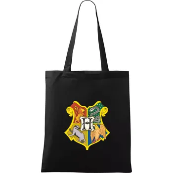 Harry znak školy - Taška bavlněná - 42 x 38 cm ( Černá )
