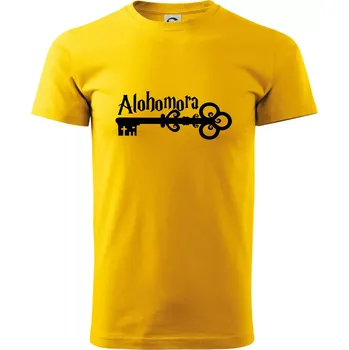 Pánské tričko Harry - Alohomora - Klasické pánské triko vyšší gramáže - 2XL ( Žlutá )