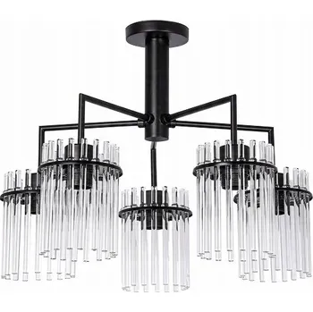 Stropní svítidlo lustr 5xE27 tyče stínidla