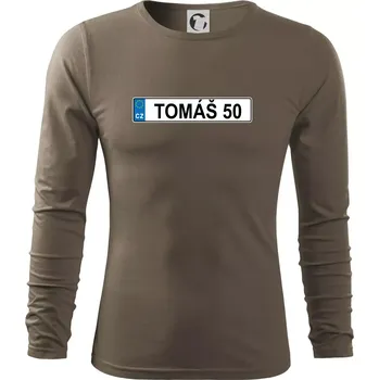 Pánské tričko SPZ Tomáš 50 - Triko s dlouhým rukávem FIT-T long sleeve - S ( Army )