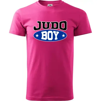 Pánská móda Judo Boy - Klasické pánské triko vyšší gramáže - L ( Purpurová )