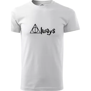 Pánské tričko Harry - Always - Klasické pánské triko vyšší gramáže - L ( Bílá )