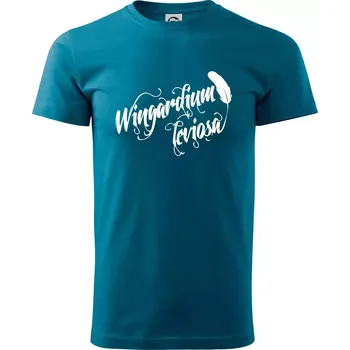 Pánské tričko Harry - Wingardium Leviosa - Klasické pánské triko vyšší gramáže - XS ( Petrolejová )