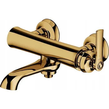 Vodovodní baterie Jednopáková nástěnná vanová a sprchová baterie Omnires Armance zlatá