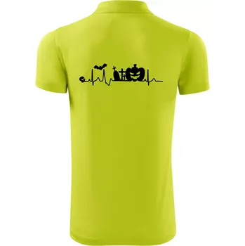 Pánská košile EKG Halloween - Polokošile Victory sportovní (dresovina) - XL ( Limetková )