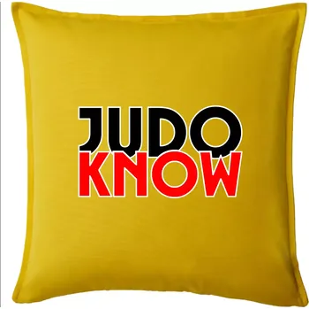 Polštář Judo know - Polštář 50x50 - 50x50 - Pouze potah ( Žlutá )