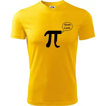 Chlapecké tričko Nakouslé Pí - Dětské triko sportovní (dresovina) - 134 cm/8 let ( Žlutá )